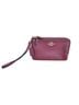 Coach 100% Leather Solid Burgundy Brown Wallet One size - photo 16