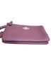Coach 100% Leather Solid Burgundy Brown Wallet One size - photo 9