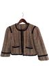 Trina Turk 38% Cotton 37% Acrylic 21% Polyester 3% Linen 1% Polyamide 100% Acetate Tweed Multi Color Blazer Size 6 - photo 1