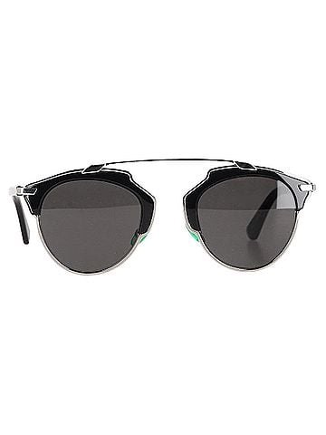 Christian Dior Dior Reflected Aviator Sunglasses in Black Metal (view 1)