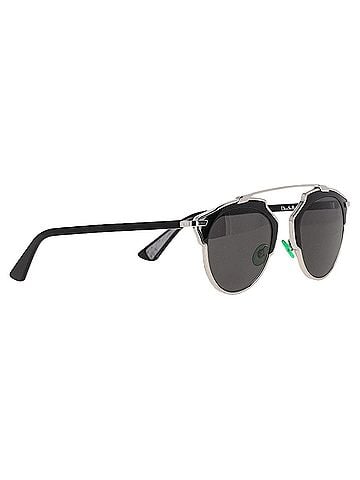 Christian Dior Dior Reflected Aviator Sunglasses in Black Metal (view 2)