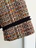 Trina Turk 38% Cotton 37% Acrylic 21% Polyester 3% Linen 1% Polyamide 100% Acetate Tweed Multi Color Blazer Size 6 - photo 10