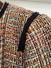 Trina Turk 38% Cotton 37% Acrylic 21% Polyester 3% Linen 1% Polyamide 100% Acetate Tweed Multi Color Blazer Size 6 - photo 4