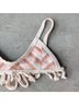 Tularosa Stripes Pink Ivory Two Piece Swimsuit Size S - photo 5