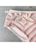 Tularosa Stripes Pink Ivory Two Piece Swimsuit Size S - photo 8