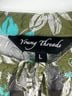 Young Threads 100% Viscose Floral Plaid Multi Color Long Sleeve Blouse Size L - photo 3