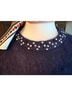 H&M Blue Silver Pullover Sweater Size M - photo 4