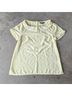 ModCloth 100% Polyester Yellow Short Sleeve T-Shirt Size M - photo 1