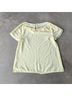 ModCloth 100% Polyester Yellow Short Sleeve T-Shirt Size M - photo 2
