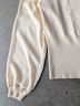 Anthropologie Solid Ivory Pullover Sweater Size M - photo 5