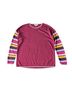 Boden Stripes Burgundy White Yellow Pink Blue Wool Sweater Size S - photo 1