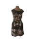 Enfocus Floral Black Pink Casual Dress Size 6 - photo 1