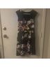 Enfocus Floral Black Pink Casual Dress Size 6 - photo 5