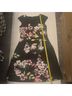 Enfocus Floral Black Pink Casual Dress Size 6 - photo 7