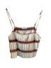 Zara Solid White Red Tank Top Size S - photo 1
