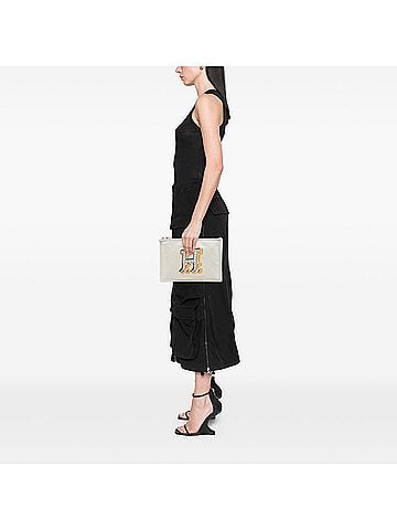 Hermès H Canvas Embroidered Electrique Flat Case (view 2)