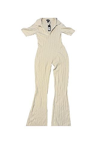 PrettyLittleThing Maternity Ribbed Wide Leg Jumpsuit Jumpsuit (view 1)