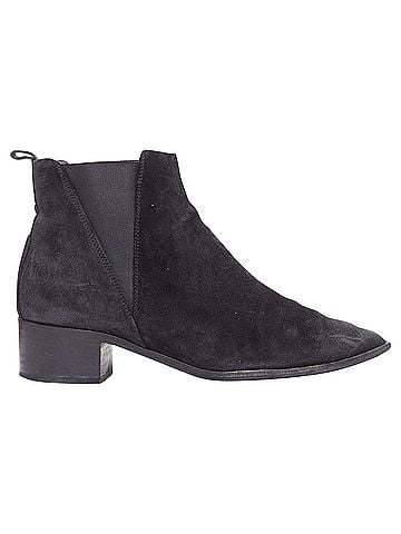 Acne Acne Studios Jensen suede geometric gusset boots (view 1)