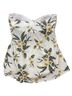 Lands' End Floral White Green One Piece Swimsuit Size 20 - photo 2