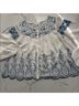 LoveShackFancy Blue White 3/4 Sleeve T-Shirt Size L - photo 10