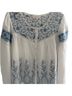 LoveShackFancy Blue White 3/4 Sleeve T-Shirt Size L - photo 3