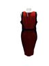 Torrid Color Block Red Black Casual Dress Size 18 - photo 2