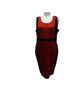 Torrid Color Block Red Black Casual Dress Size 18 - photo 1
