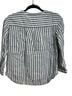 L.L.Bean 100% Linen Stripes Blue White 3/4 Sleeve Blouse Size XS - photo 2