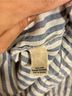 L.L.Bean 100% Linen Stripes Blue White 3/4 Sleeve Blouse Size XS - photo 5