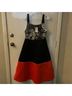 ASOS Maternity 100% Polyester Floral White Black Orange Casual Dress Size 6 - photo 5