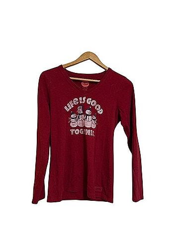 Life Is Good Crusher Long Sleeve T-Shirt (view 1)