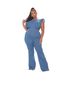 Fashion Nova Blue Jumpsuit Size 2X - photo 1