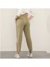 Athleta Solid Green Tan Casual Pants Size 10 - photo 9