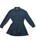 Cider 100% Polyester Solid Teal Casual Dress Size XS - photo 1