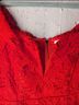 Astr 100% Polyester 97% Polyester 3% Elastane Floral Red Orange Cocktail Dress Size L - photo 5