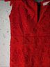 Astr 100% Polyester 97% Polyester 3% Elastane Floral Red Orange Cocktail Dress Size L - photo 6