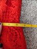 Astr 100% Polyester 97% Polyester 3% Elastane Floral Red Orange Cocktail Dress Size L - photo 8