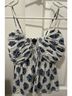 J.Crew Floral White Blue Sleeveless Blouse Size 0 - photo 4