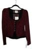 Reformation Print Red Black 3/4 Sleeve Blouse Size 2 - photo 2