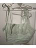 Blank NYC Checkered-gingham White Green Sleeveless Top Size XS - photo 4