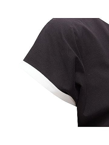 Balmain Balmain logo cap short sleeve rr cropped tshirt  (view 2)