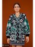 FARM Rio Floral Graphic Black Green White Jacket Size M - photo 7