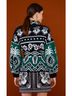 FARM Rio Floral Graphic Black Green White Jacket Size M - photo 8