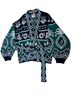 FARM Rio Floral Graphic Black Green White Jacket Size M - photo 2