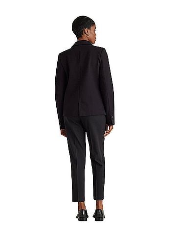 Quince Ultra-Stretch Ponte Double-Breasted Blazer Jacket (view 2)