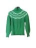 Varley Fair Isle Green White Pullover Sweater Size XXS - photo 1
