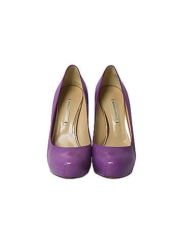 Nicholas Kirkwood Nicholas Kirkwood Platform Pumps in Purple Leather  (view 2)