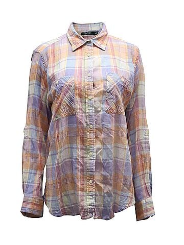 Ralph Lauren Lauren Ralph Lauren Plaid Shirt in Multicolor Cotton (view 1)