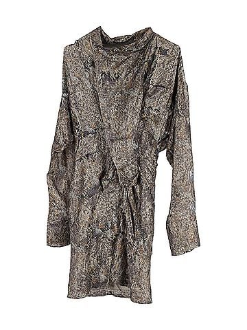 Isabel Marant Isabel Marant Knee-Length Dress in Brown Silk (view 1)