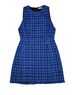 Alice + Olivia 100% Polyester Plaid Blue Cocktail Dress Size 6 - photo 1